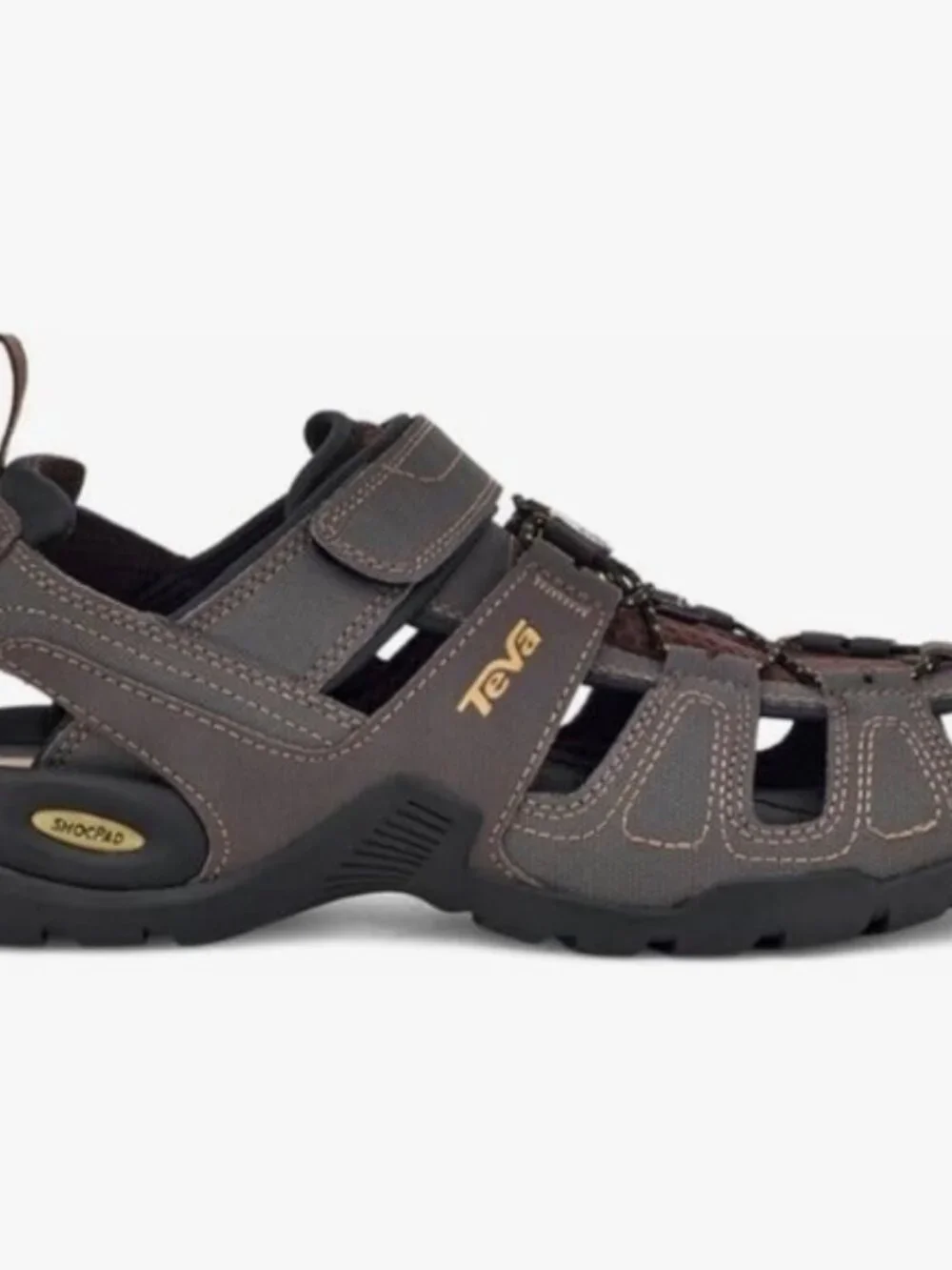 Teva Forebay Fisherman Sandal gray men’s 8 outdoor hiking casual vacation camp